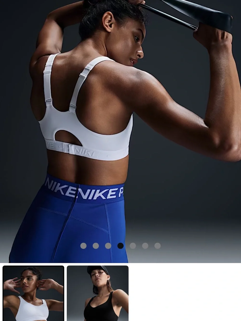 Nike Indy high support padded Sports Bra with Branded Elastic Band - Picture 2 of 6